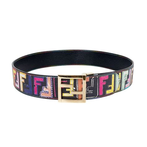 fendi cloth belt|Fendi belt colorful.